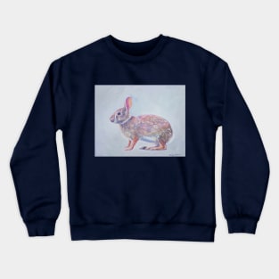 Cottontail bunny painting Crewneck Sweatshirt